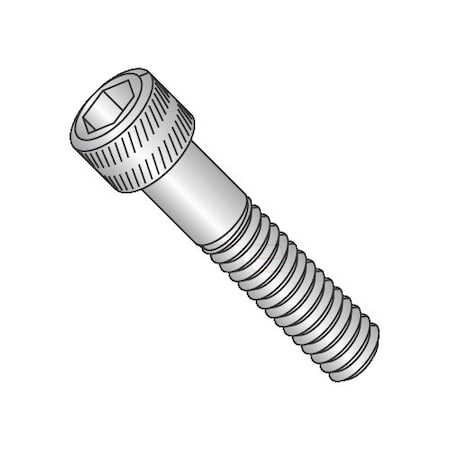 Newport Fasteners #0-80 Socket Head Cap Screw, Socket, Plain Stainless Steel, 1/8 in Length, 500 PK 896185